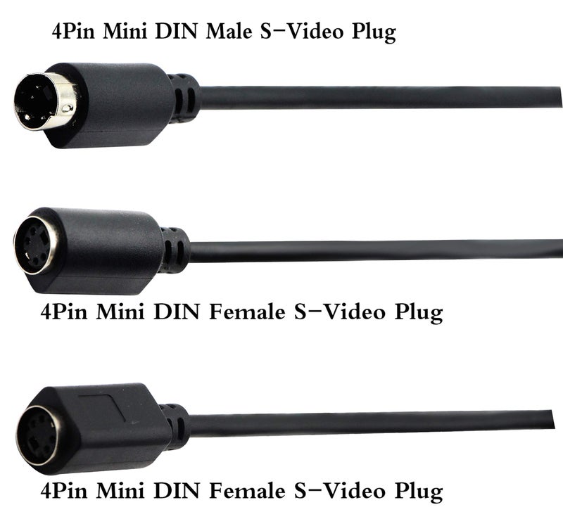 zdyCGTime S-Video Y Splitter Cable for Electronic Adapter, 11Inch, Black - Image 3